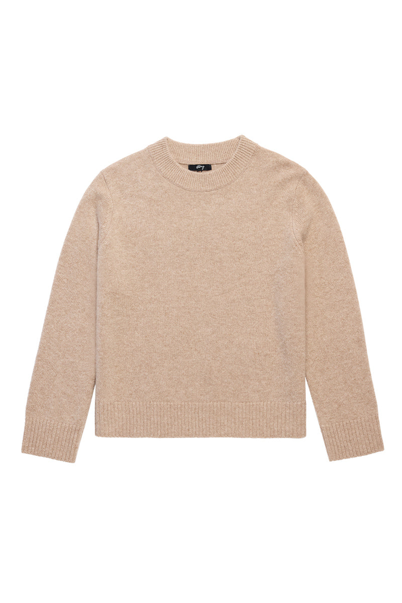 Cooper Cashmere Boyfriend Sweater Oat - Main Image