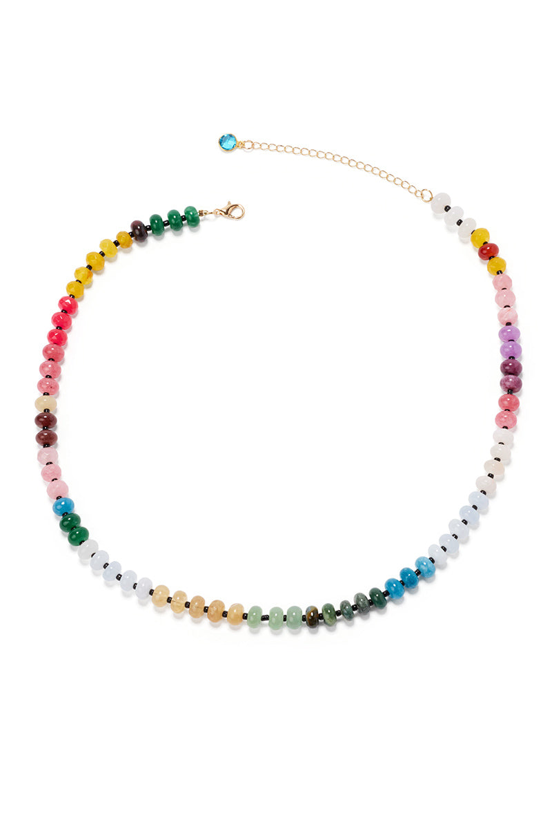 Waikiki Rainbow Jewel Candy Necklace