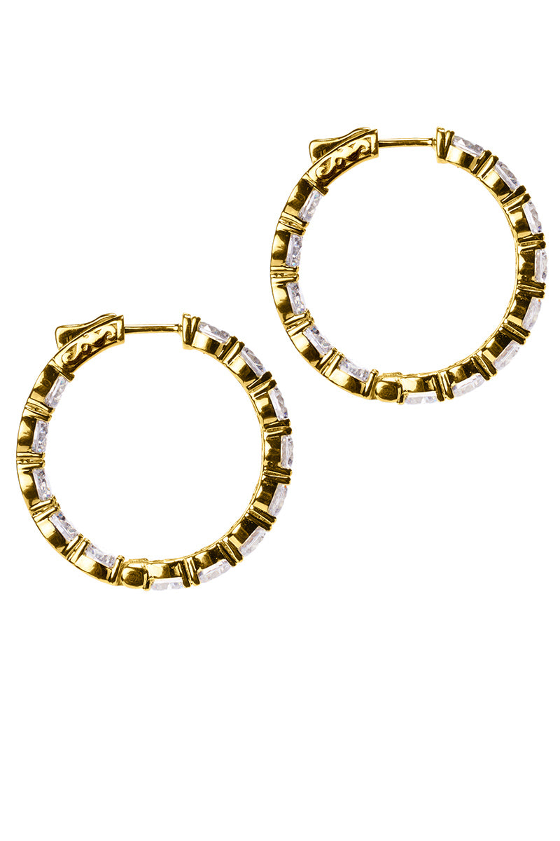 Melrose Gold Hoops