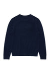 University Cashmere Crew Sweater Midnight