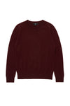 University Cashmere Crew Sweater Mulberry