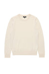 University Cashmere Crew Sweater Vanilla