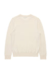 University Cashmere Crew Sweater Vanilla