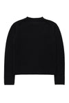Anderson Cashmere Boxy Boyfriend Crew Raven