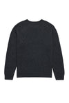 Burns Cashmere Men's Crew Sweater Carbon