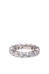 Melrose White Rhodium Eternity Band