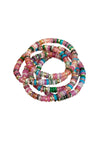 Honolulu Rainbow Candy Gem Gold Bracelets