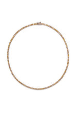 Madison Grande Champagne Diamond Tennis Necklace