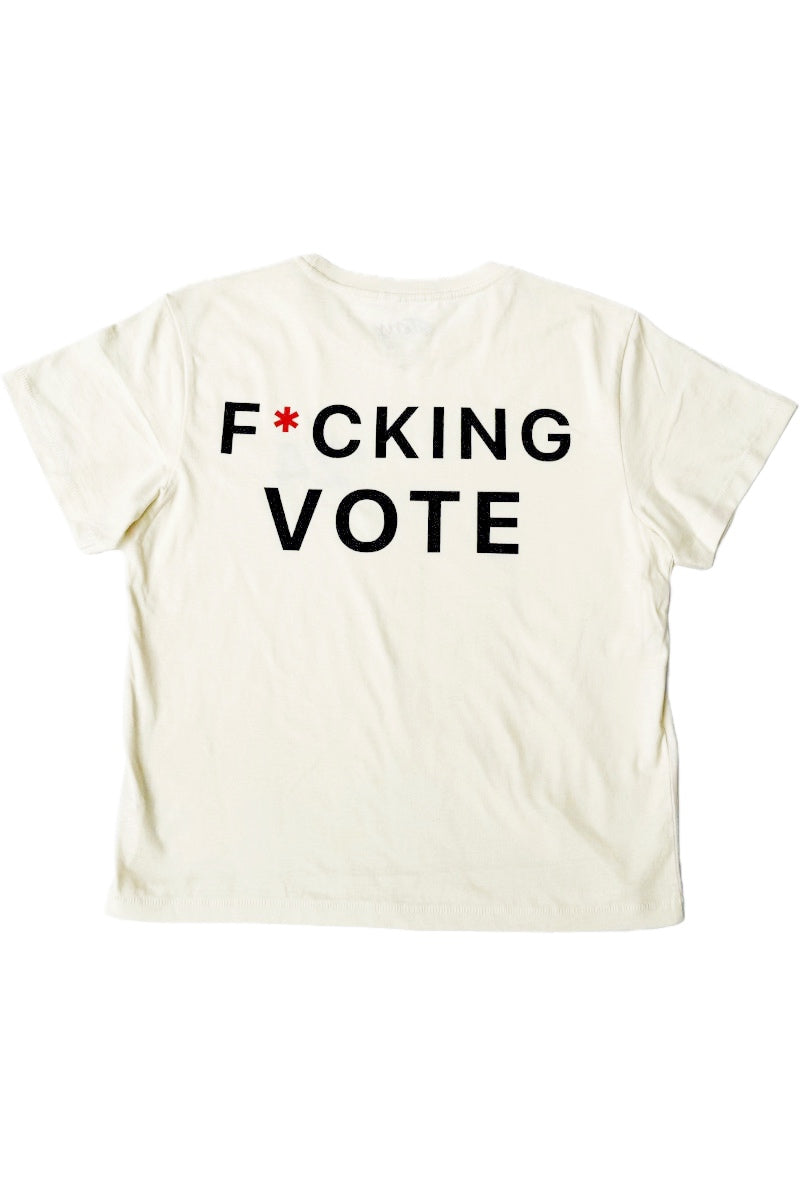 f*cking vote essential women's tee