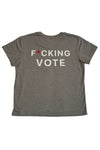 f*cking vote oversized women's tee