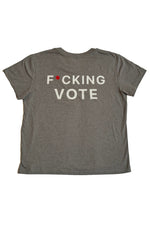 f*cking vote oversized women's tee