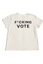 f*cking vote oversized women's tee