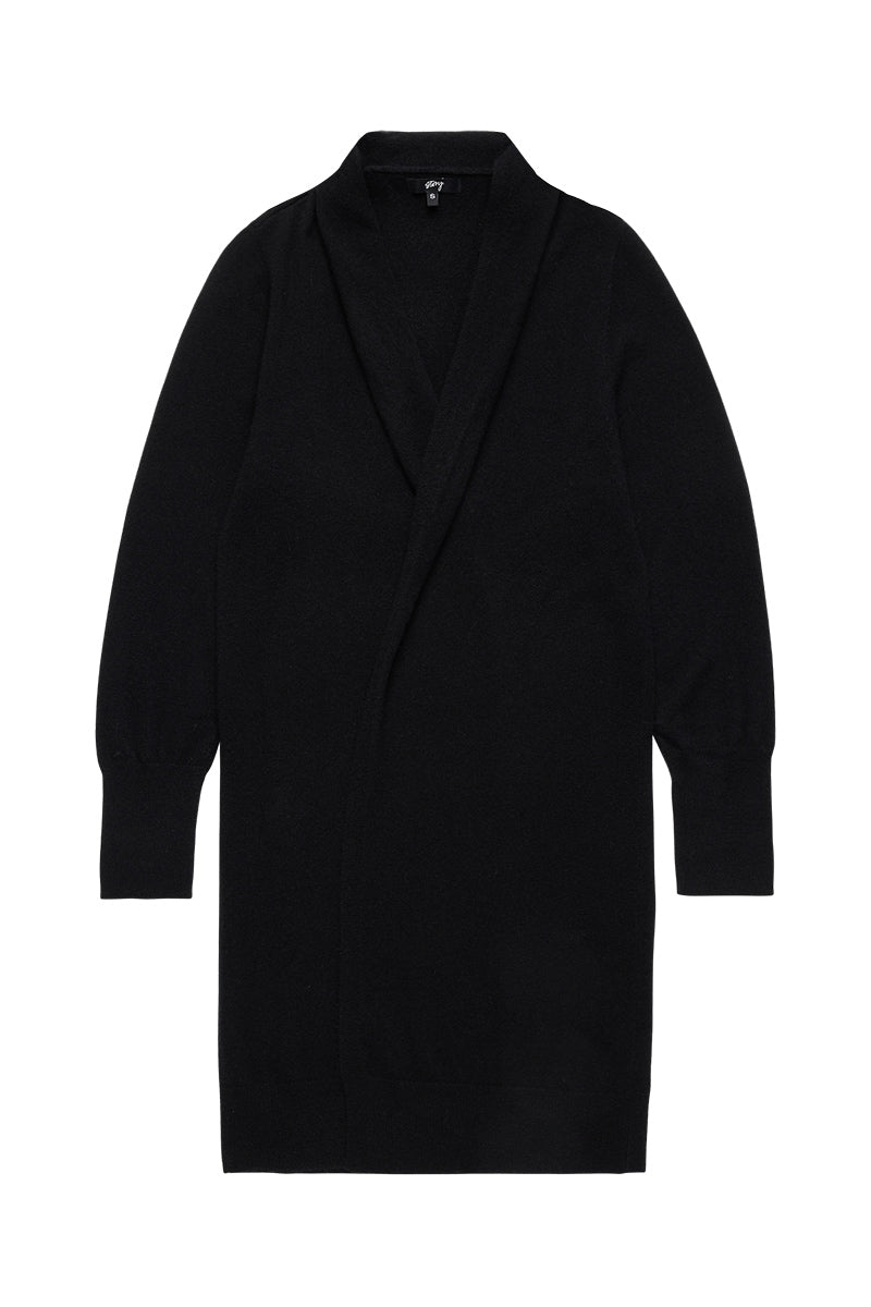 Keaton Cashmere Duster Oat Raven