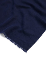 Monroe Raw Edge Scarf Midnight