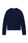 Taylor Cashmere Fisherman Crew Midnight