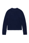 Taylor Cashmere Fisherman Crew Midnight