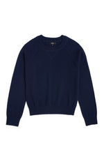 University Cashmere Sweatshirt Midnight