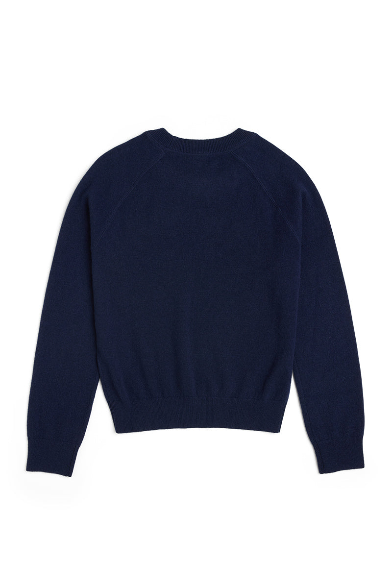 University Cashmere Sweatshirt Midnight