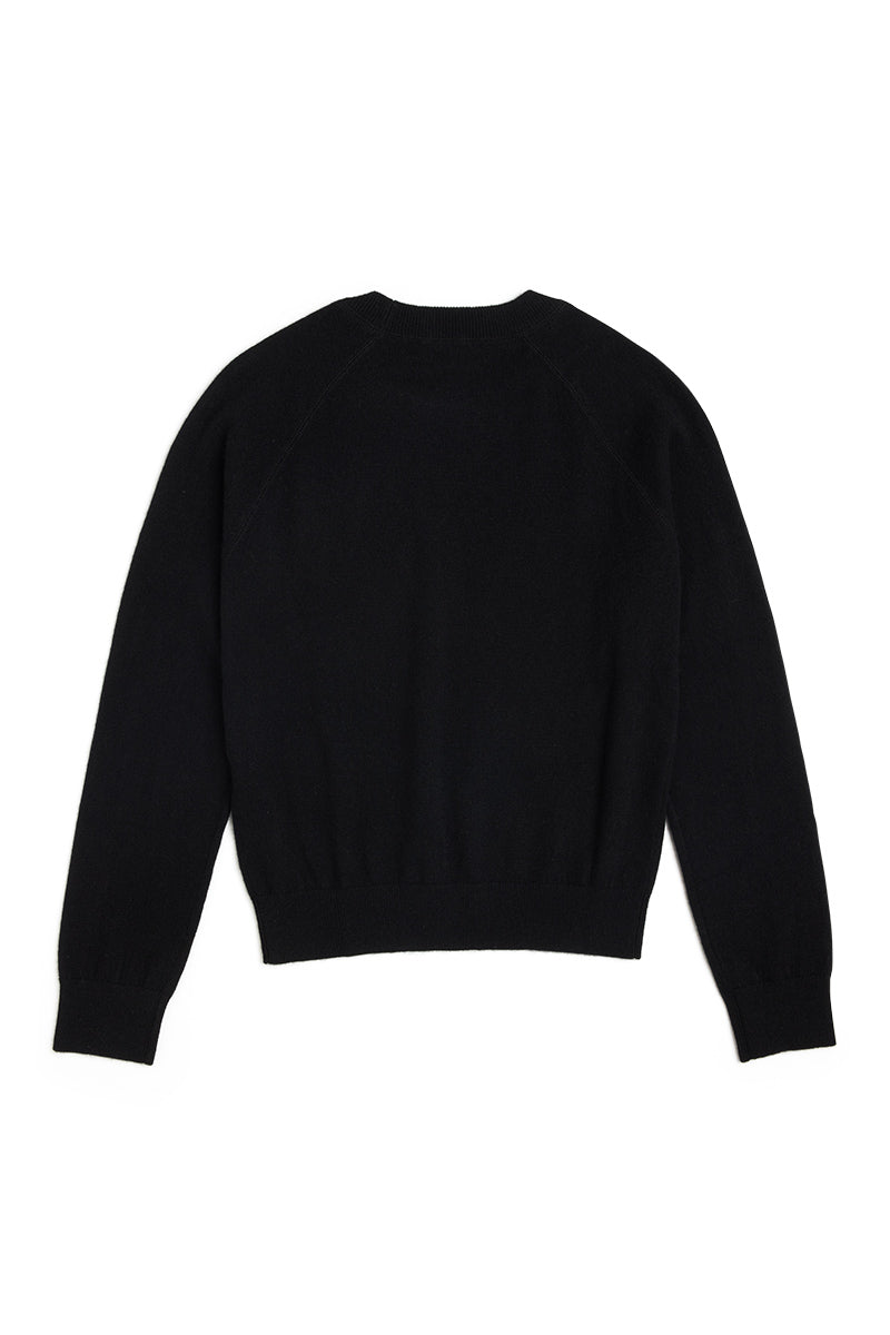 University Cashmere Sweatshirt Raven