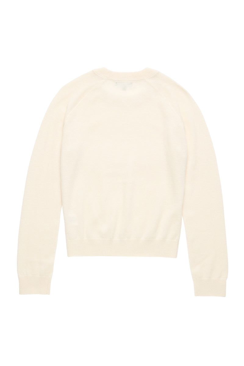 University Cashmere Sweatshirt Vanilla