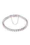 Highland White Rhodium Tennis Bracelet