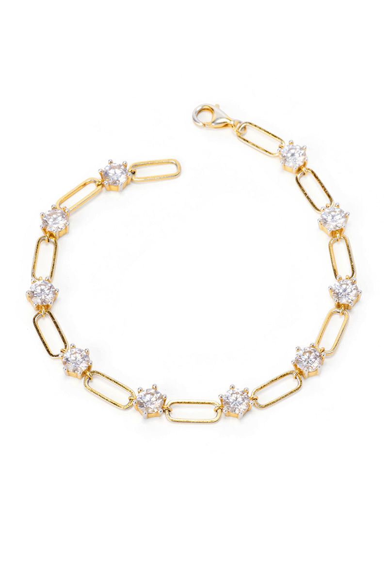 Dayton Love Link Bracelet Gold