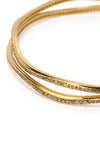 Houston Diamond Gold Bangles