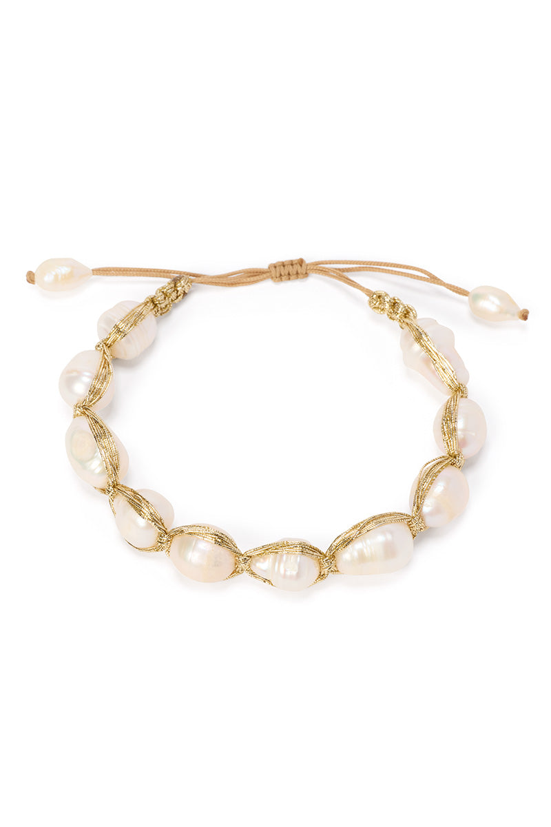Marquesas Grande Gold Pearl Bracelet