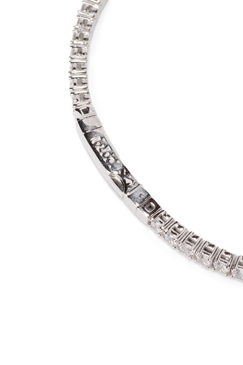 Camden White Rhodium Flex Bangle