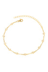 Alden Gold Bezel Chain Bracelet
