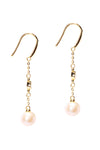 Carson Linear Pearl Drop Gold