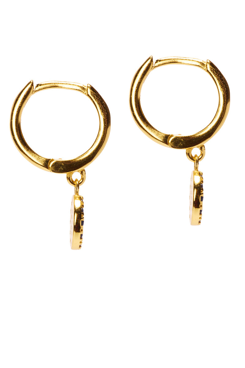 Melrose Lucky Eye Mini Hoops