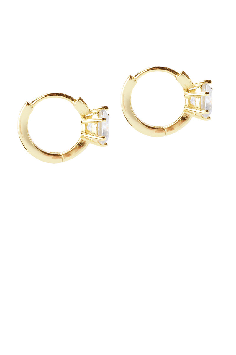 Burton Stud Mini Hoops Gold