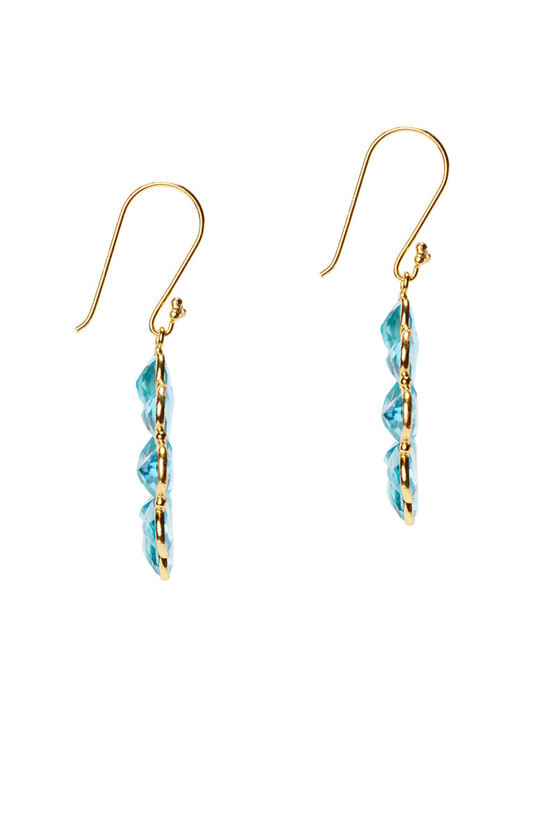 Plumeria Grande Gold Earrings