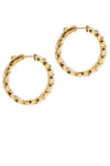 Melrose Grande Gold Hoops