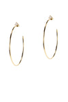 Sunset Grande Gold Hoops