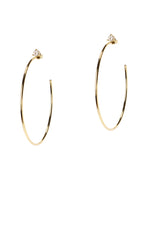Sunset Grande Gold Hoops