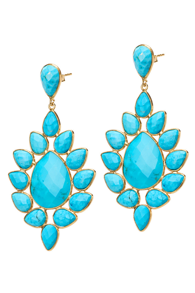 Carmelina Jewel Chandelier Earring