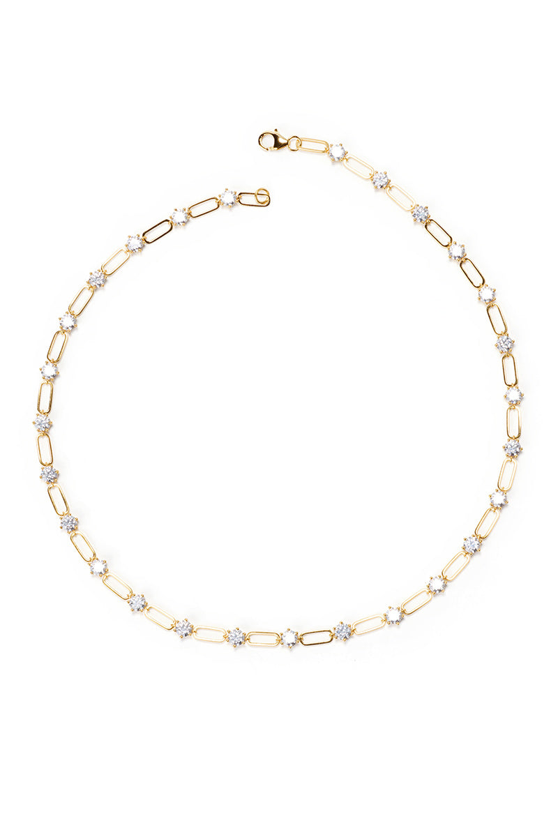 Almont Love Link Necklace Gold