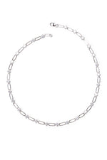 Almont Love Link Necklace White