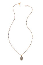 Pacific Diamond Iolite Necklace