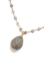 Pacific Diamond Iolite Necklace