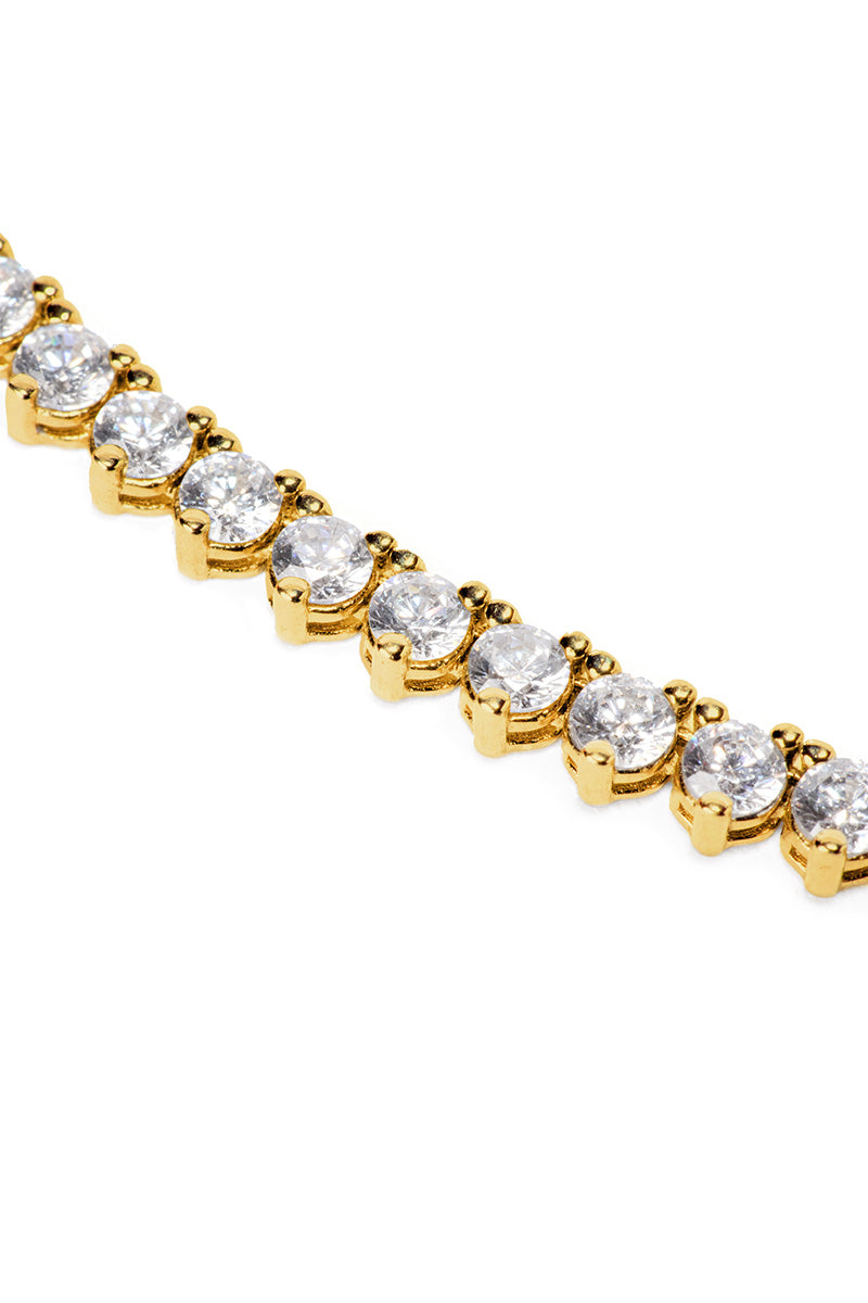Bedford Gold Tennis Necklace