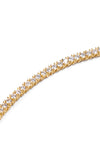 Melrose Petite Gold Tennis Necklace