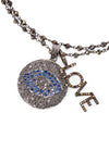 Essex Sapphire Charm Necklace