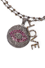 Essex Ruby Charm Necklace