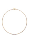 Highland Grande Gold Graduated Tennis Necklace