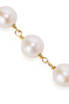 Sutton Pearl Gold Bezel Necklace