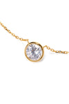 Lexington Grande Gold Solitaire Necklace