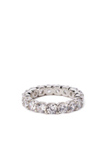Melrose White Rhodium Eternity Band